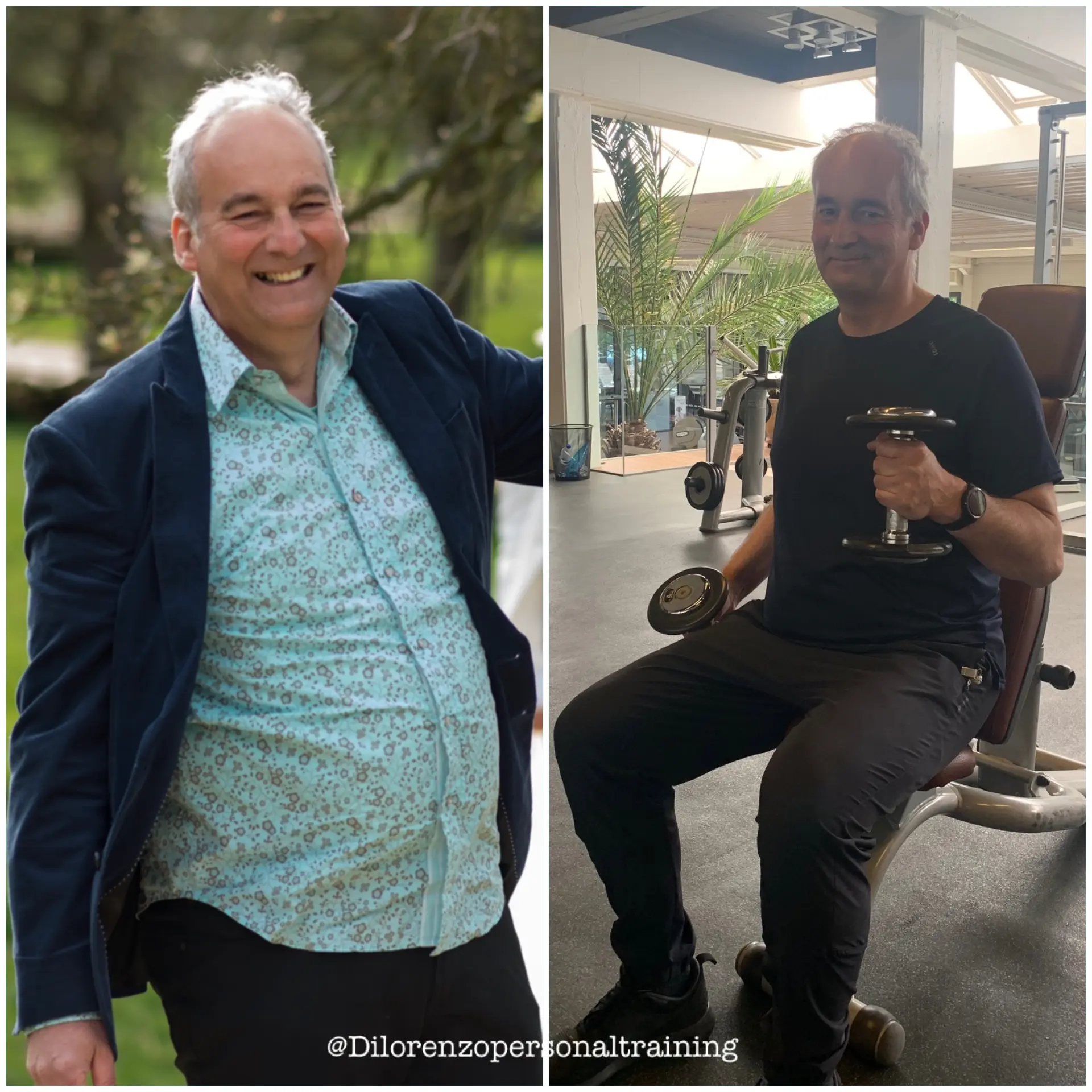 Voor en na transformatie van PETER